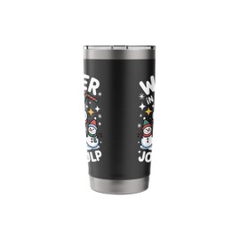Winter In A Cup Joy In A Gulp Crushed Ice Treat Art Stainless Steel Insulated Tumbler