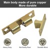 AKVIBG 4 Pack Ball Tension Roller Catch Latch, Brass Solid
