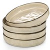 Herogo Large Wide Shallow Pasta Bowls Dishes Set of 4,
