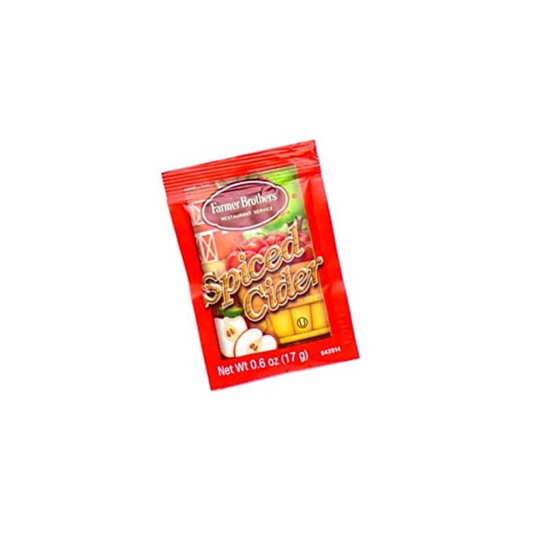 Farmer Brothers Instant Apple Spiced Cider Packets – 25 Single-Serve
