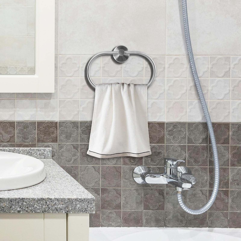 Bathroom Towel Holder Wall Mounted - Hand Towel Holder +