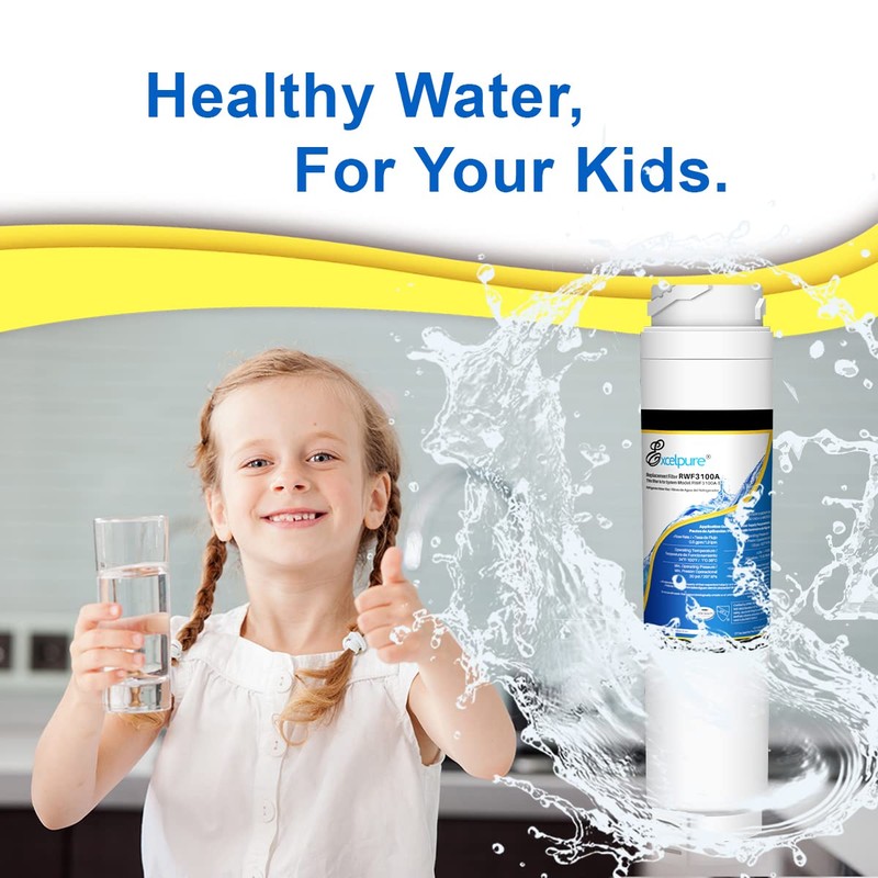 EXCELPURE 9000 077104 UltraClarity REPLFLTR10 Refrigerator Water Filter Replacement for