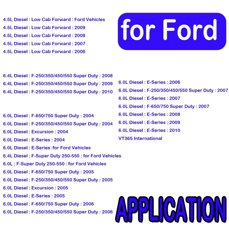 Rear Main Seal Installer Tool for Ford 4.5L, 6.0L, 6.4L