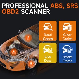 FOXWELL NT630 Plus OBD2 Scanner with ABS and SRS, 2026 ABS Auto Bleed Scan Tool, Brake Code Reader with Live Data, Bidirectional Control & SAS Oil EPB Reset Diagnostic Tool