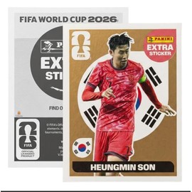 Stickers Mundial 2026 Estampa Individual Especial en Caja Acrílica Protectora Coleccionable Oficial Fútbol (HEUNGMIN SON, Bronce 2026)