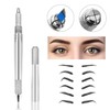 Pinkiou Eyebrow Tattoo Microblading Pen for Permanent Makeup Pens Silver