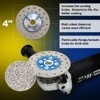 VOSIDUE 4 Inch Diamond Brazed Blade Granite Grinding Diamond Blade