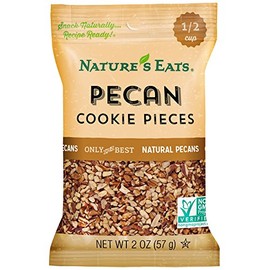 Nature's Eats Pecan Cookie Pieces, 2 Ounce (Pack of 12)