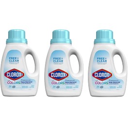 Clorox 2 for Colors, Free & Clear Stain Remover and Color Brightener, 33 Ounces (package May Vary) (Three Pack)