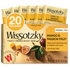 Wissotzky Mango & Passion Fruit Tea (20 Tea Bags) Caffine Free, Made With Premium Fruit & Herbal Tea Leaves