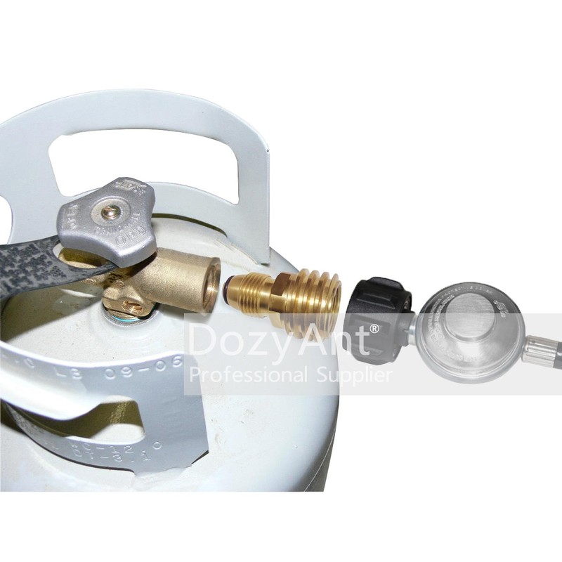 DOZYANT Propane Tank Adapter Converts POL LP Tank Service Valve