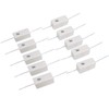 10pcs 2 ohm 2RΩJ 5 watt Axial Ceramic Cement Power