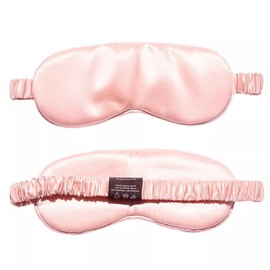 Mulberry Silk Sleep Eye Mask with Silk Covered Elastic Strap | Ultra Soft Sleep Mask Pink