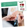 Baluue 36pcs Cherry Nail Art Charms Vibrant Decorations for Manicures