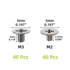 M2 and M3 Screws for M.2 SSD,PCIe NVMe.M2 and M3 Screws for Laptop (80pcs)