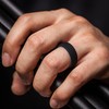 ThunderFit Silicone Wedding Rings for Men, 2 Layers Breathable Air