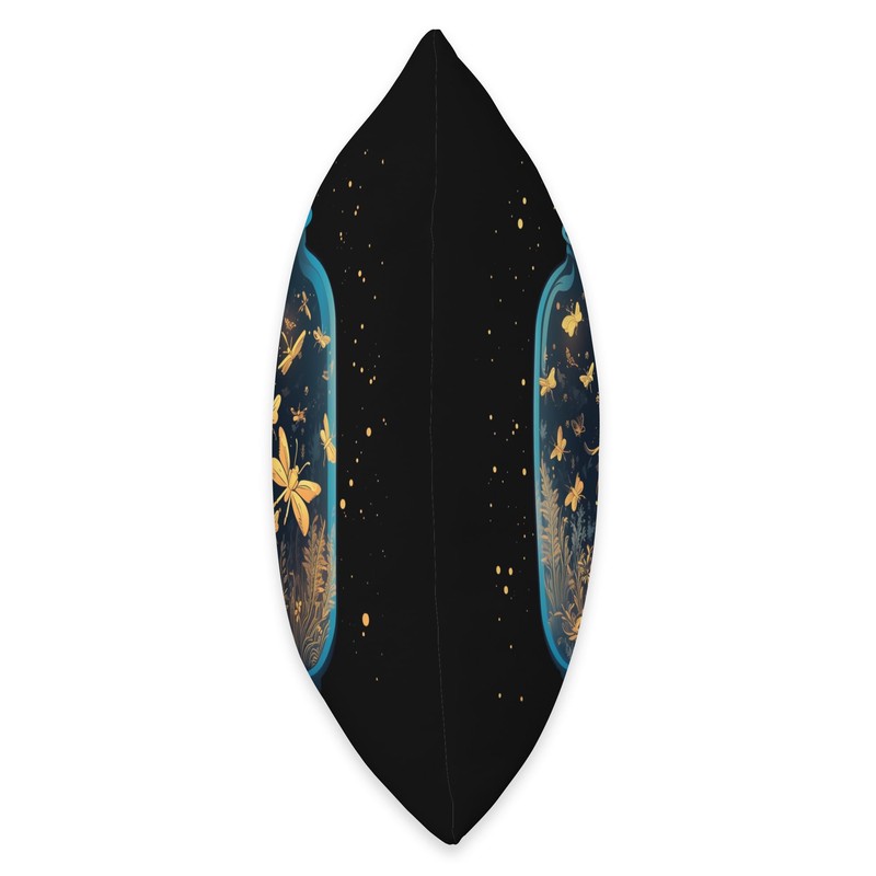 Nice Fireflies in a Jar Summery Night with Glowing Fireflies