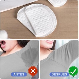 NIAWEA Kit 200pzs Almohadillas para Axilas,Parche para Axilas El Sudor,Grandes Almohadillas invisible Para Absorber El Sudor,Cómodo e Inodoro,Suave,Autoadhesivas,para hombres y mujeres