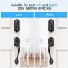 SMONET Front Door Lock Set with Handle, Smart Fingerprint Keyless