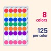 1000 Pack, 1 inch - Colored Round Circle Dot Stickers,