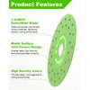 4.5" Diamond Rock Slab Grinding Disc Set, 3 Pcs Multi-Pore