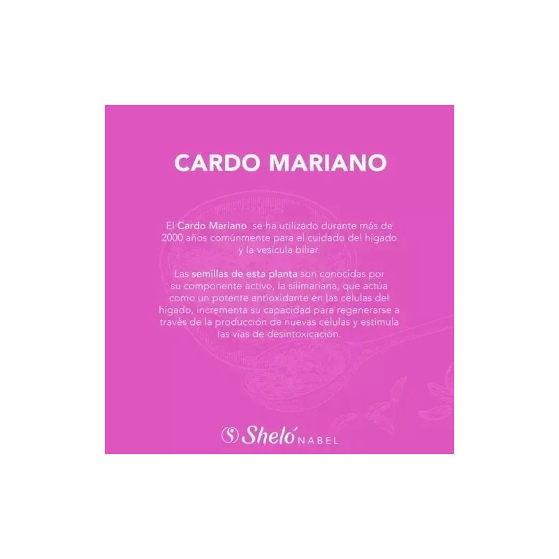 Extracto Cardo Mariano Sheló Nabel Sabor Amargo