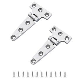 316 Stainless Steel Boat Hatch Hinges,4inchx 2inch (100 X 50 mm) Polished Marine Hinge,Marine Boat Hatch Heavy Duty Hinges with Screws,for Boats, Yachts, Doors, Deck,Windows, Cabinets (2 Pack)