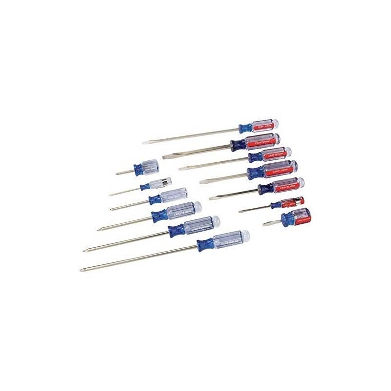 CRAFTSMAN Screwdriver Set, Slotted & Phillips, 14Piece (CMHT65045)