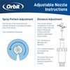 Orbit 54501 4" Professional Hard Top Pop-Up Spray Head Sprinkler