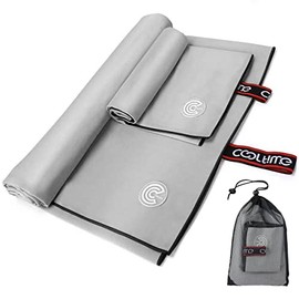 Sendowtek 2PCS Toallas Microfibra Deportiva Toallas de Microfibra Secado Rápido Toalla Deportiva Secado Rápido con Sensor UV, Grande160 x 80 cm, Tromp