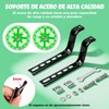 GWMWON Llantitas Bicicleta Llantas Entrenadoras,Ruedas de Entrenamiento LED