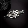 Adult Celtic Style Design Hair Ornaments (Silver Tied), Wizard Hair