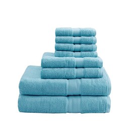 Gracie Mills Eulalia 800 GSM Cotton 8-Piece Towel Set