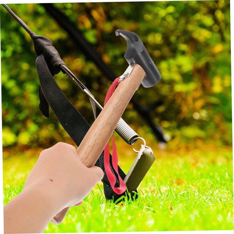 WHAMVOX Camping Mallet Lightweight Survival Hammer for Tent Pegs Outdoor