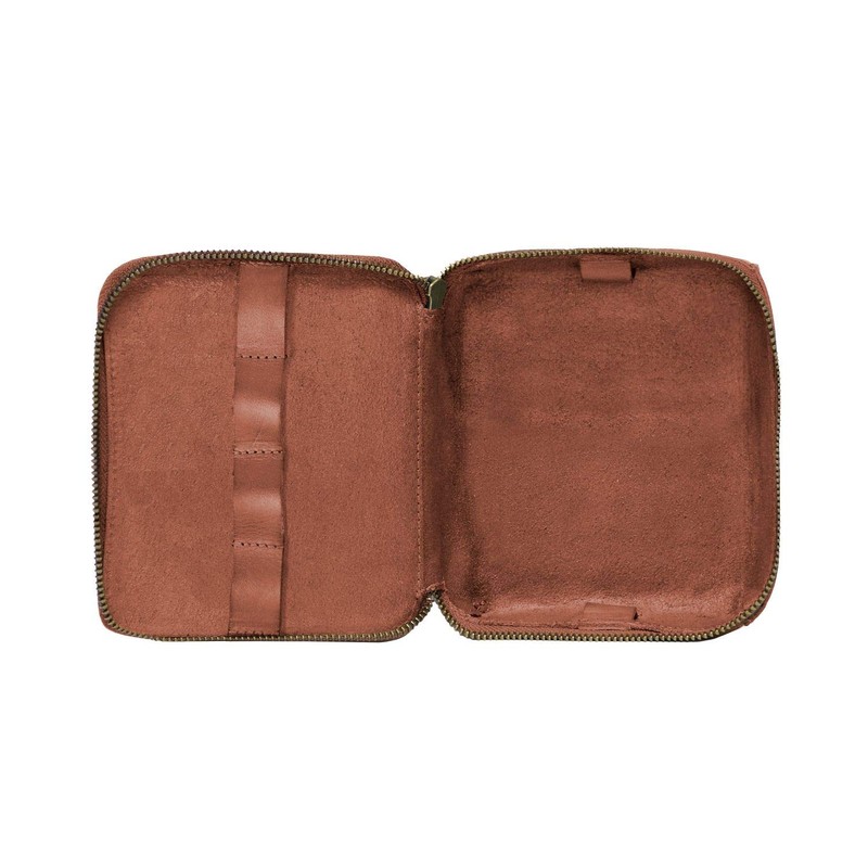 DRAKENSBERG travel cable-organizer and case for headphones, Tech Kit, leather,
