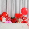 ricluck 9 Pcs Valentines Day Honeycomb Centerpieces Decorations, Red Pink