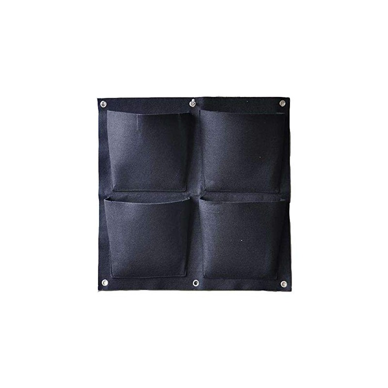 tooloflife Wall Hanging Planter Bags Plant Bag Flower Bag Black