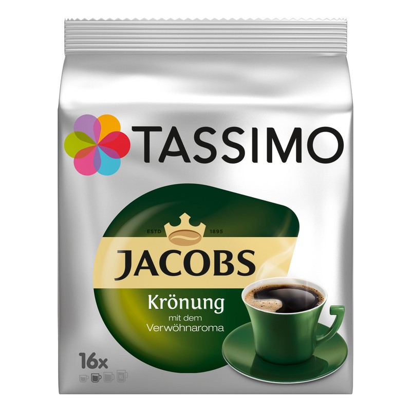 TASSIMO Jacobs Kronung Coffee Capsules Refills Pods T-Discs Pack of