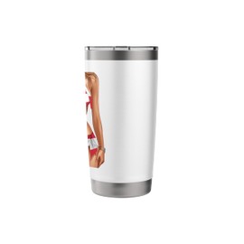 Austrian Flag Heritage Bikini Outfit for Women Austria Stainless Steel Insulated Tumbler