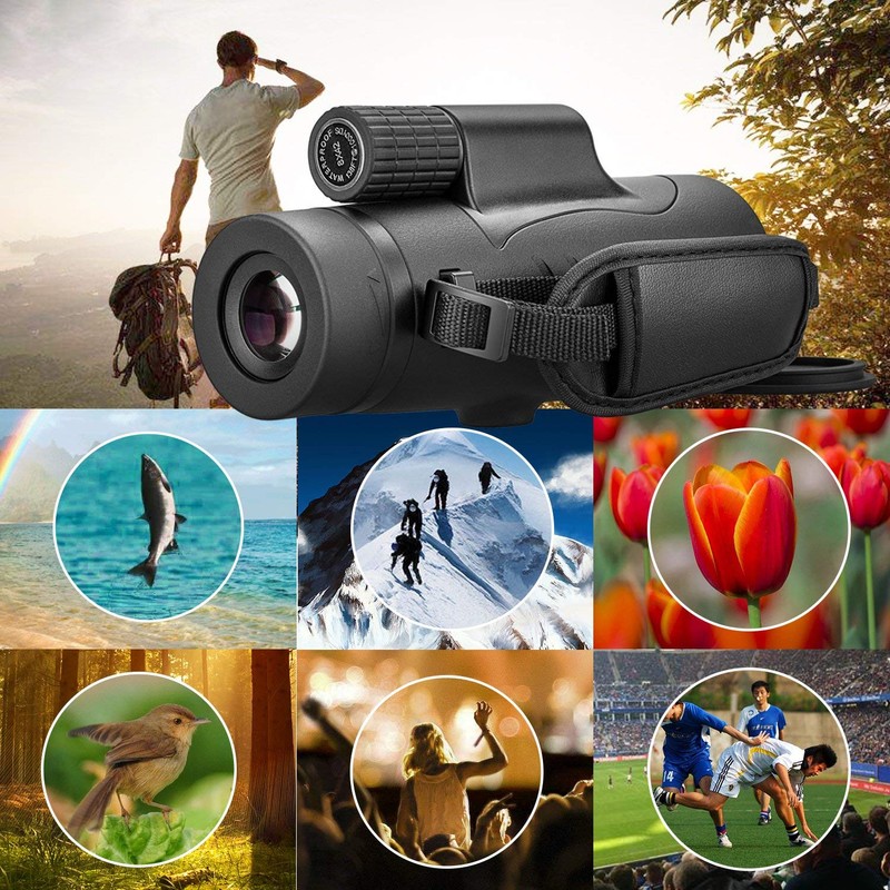 Monocular Telescope High Power 8x42 Monoculars Scope Compact Waterproof Fogproof