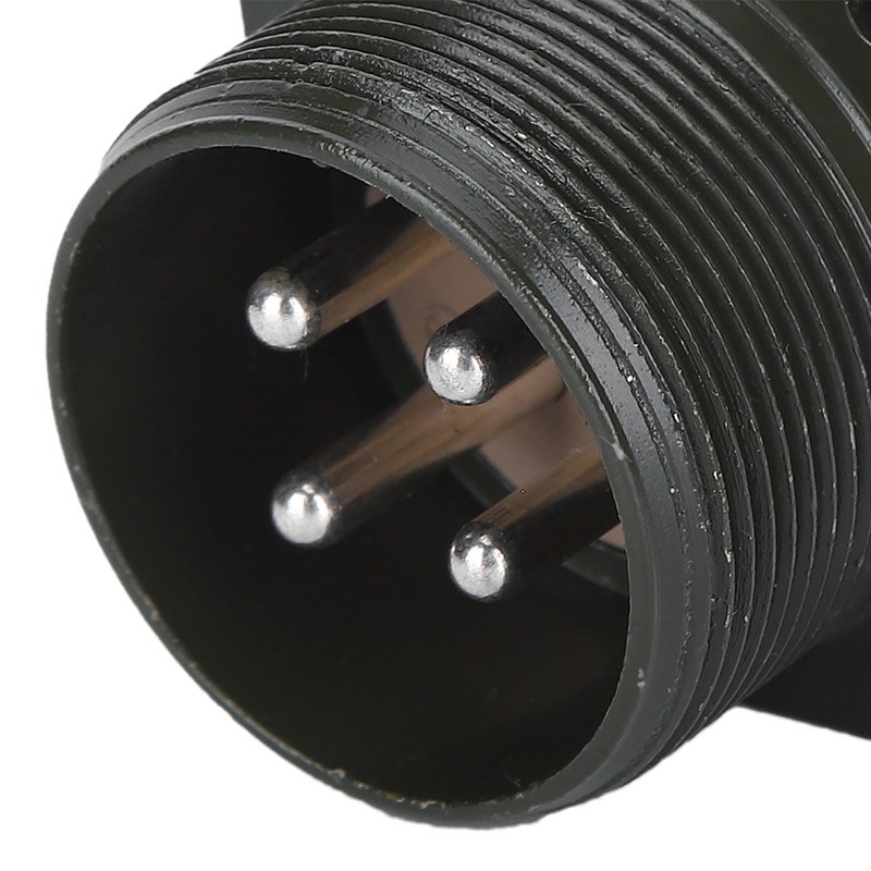 Aviation Socket 4 Pin 2.2KW‑5.5KW Alloy Equipment Plug Motors Industrial