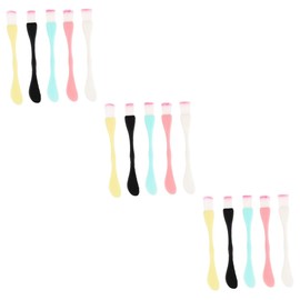 FOMIYES 3sets Double-head Applicator Brush for Mask Plastic Face Brush Multifunctional Beauty Tool Ideal for Home and Shop 15pcs*3 Random Color