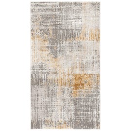 SAFAVIEH Craft Collection Accent Rug - 2'3" x 4', Grey & Beige, Modern Abstract Design, Non-Shedding & Easy Care, Ideal for High Traffic Areas in Entryway, Living Room, Bedroom (CFT874G)