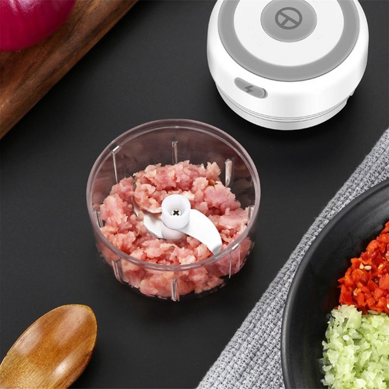 Wireless Electric Garlic Machine Mini Food Garlic Vegetable Chopper Grinder
