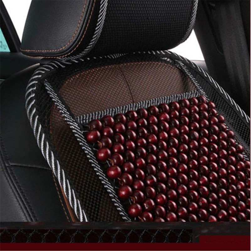 Wood Bead Car Seat Cover Cushion, Cooling & Breathing, Automotive
