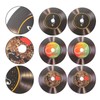 Ciieeo 12pcs Vinyl Record Decoration Mini Mural Pvc