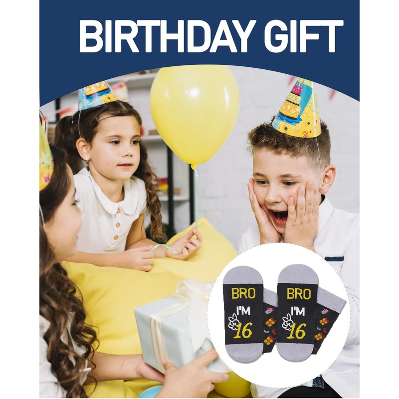 FestiVibe 16 Year Old Boy Birthday Gift Ideas, Socks Gifts
