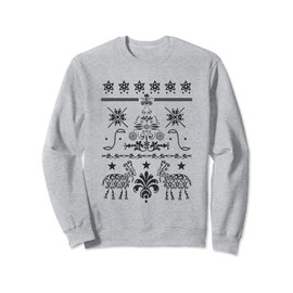 Unique Fair Isle Ugly Christmas Sweater Yule Goat Holiday Sweatshirt