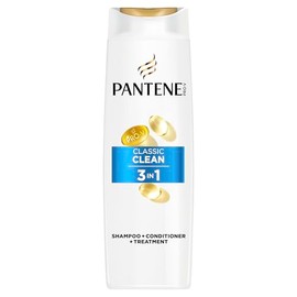 Pantene Pro-V Classic Clean 3 in 1 Shampoo 625ml for Normal and Mixed Hair. Protects Hair Bonds and Adds a Healthy-Looking Shine. Free From Mineral Oils and Colourants. Active Nutri-Plex Technology
