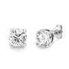 Pack of 7 Solitaire Earrings with Zircondia® Crystals, Crystal, Zircondia®